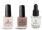 JESSICA Custom Colour Sweet Serenity Collection Nail Polish Gift Set of 3 x 7.4ml - 1 x Camellia (Pink), 1 x Queen of The Meadow (Deep Nude), 1 x Phenomen Cuticle Oil - For Natural-Looking Nails