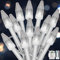 CERIAL 2PACK Lichterkette Innen Außen Batterie 6M 60LED Mini Glühbirne Lichterkette Weihnachten,Timer Fernbedienung Wasserdichte Lichterkette Weihnachtsbaum(Weiss)