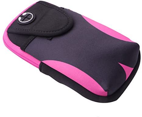 jojofuny Sportarmband Mit Handytasche Schweißfester Armpakettasche Für Fitness Und Outdoor Separates Haupt Und Unterfachdesign Professioneller Kopfhöreranschluss Atmungsaktiv Leicht Und FAL