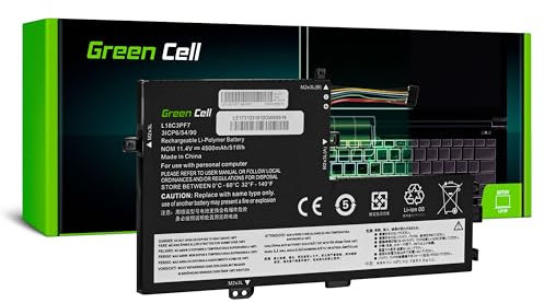 Green Cell L18C3PF6 L18C3PF7 L18M3PF6 L18M3PF7 Batterie pour Ordinateur Portable Lenovo IdeaPad C340-15IIL S340-14API S340-15API S340-15IIL S340-15IWL (4500 mAh, 11,4 V, Noir)