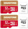 [5-Yrs Free Data Recovery] GIGASTONE 32GB 2-Pack Micro SD Card, 4K Camera Pro, Compatible with GoPro, Wyze, Security Camera, Drone, Dash Cam, R/W up to 95/35MB/s MicroSDHC Memory Card UHS-I U3 A2 V30