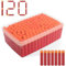 Mega Darts Pfeile für Mega Guns, 120 Mega Dart Munition passen für Nerf Mega Guns, Mega Series Blasters, Mega Darts Bulk, Rote Dart Zubehörpassen für Nerf Mega Blasters (9,5 x 2 cm, Eimer Beilie)