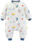 WYTbaby Schlafsack mit Füßen 3.5 Tog,Warm Baby Winterschlafsack 100% Baumwolle,Langarm Schlafsack Baby für Jungen Und Mädchen,70cm