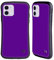 Head Case Designs Violett Blockfarben Hybride Handyhülle Hülle Huelle kompatibel mit Apple iPhone 11