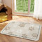 Hearda Tapis de Nourriture pour Chien, Tapis sous Les Gamelles de Nourriture pour Chien Absorbant Tapis Nourriture Animaux Tapis Antidérapant Nourriture Chien (30x40cm,Beige J)