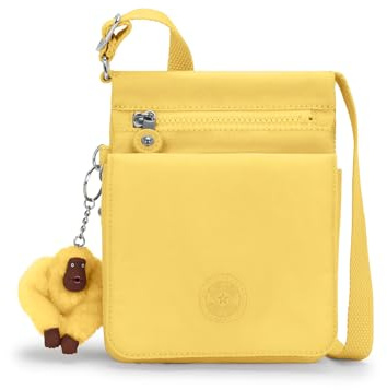 Kipling Damen New Eldorado Minibag Leichte Crossbody Nylon Reisetasche, Buttery Sun, 6''L x 8''H x 1''D