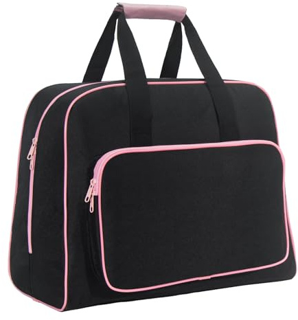 Haroranax Nähmaschinentasche (Schwarz Pink)