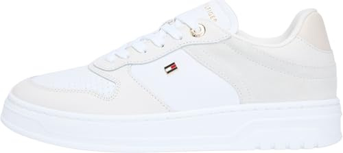 Tommy Hilfiger Damen Th Sporty Cupsole Tumbled Ltr Fw0fw09024Low Top