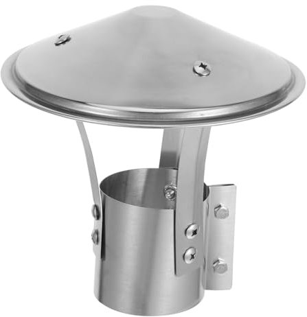 NOLITOY Del in Inossidabile Copertura Dello Sfiato Del Esterno Design Antipioggia Compatibile d Aria Migliorato Installazione Facile