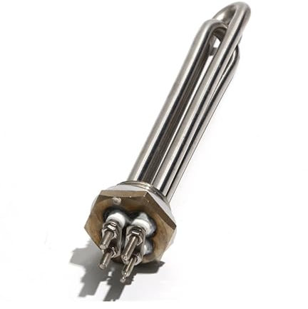 Heaters，Compatible For LUJINXUN，DN25 32mm Thread Electric Water Heating Element Immersion Heater 220V Brewing Resistance 1.5kw(380V,2.5KW 250mmL)