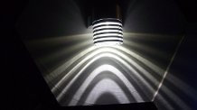 Shadow Arch Fan LED Wall & Ceiling Light Edison 3w 12v Warm White