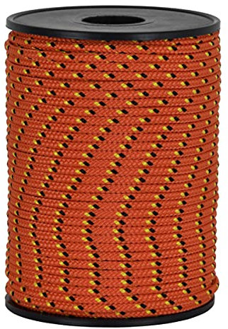 Corderie Italiane 006037743 Cordino Colorato Hobby Fantasy, Arancione, 3 mm, 40 mt