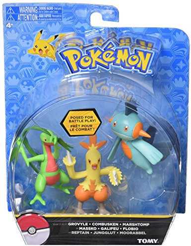 Pokemon Battle Pose Figures (Pack of 3), Assorted