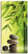 ARTLAND Wanddeko Leinwand Bilder Wandbild 50x100 cm Zen Asien Asiatisch Wellness Spa Bambus Natur Steine Blätter T9PN