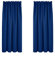 Deconovo Window Treatment Blackout Curtains Rod Pocket Thermal Insulated Decorative Soft Energy Saving Room Darkening Pencil Pleat Curtains for Kid 52 x 63 Inch Blue Set of 2