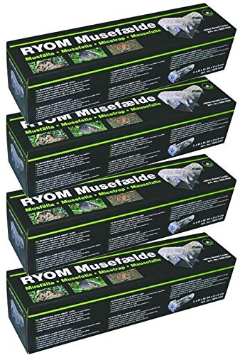 Gardopia Sparpaket: Ryom Lebend-Mausefalle Smart Lock - 4 Stück - aus Acryl
