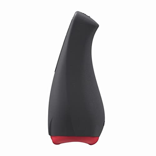OTOUCH Airturn2 Masturbator -Automatischer Masturbator für Männer -Sexspielzeug für Männer - Wärmefunktion -12 Vibrationsmodi -Vibrations- und Saugfunktion -Wasserdicht -Leise -Schwarz / Rot(1er Pack)