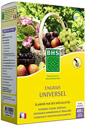 BHS - Engrais Soluble Universel, Boite de 800grs Soit 400L