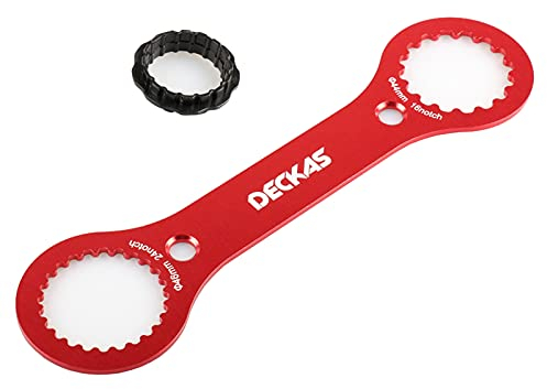 Vulevirtue SRAM Dub Tretlagerwerkzeug 4 in 1 Kurbelsatzschlüssel BB-Schraubenschlüssel Aluminiumlegierung, Geeignet für Dub/TL-FC32 / TL-FC25 / TL-FC24, Geeignet für Fahrradreparaturen