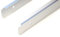 Baguette de finition R+L - Barre latérale - Plan de travail - En aluminium - 28 mm