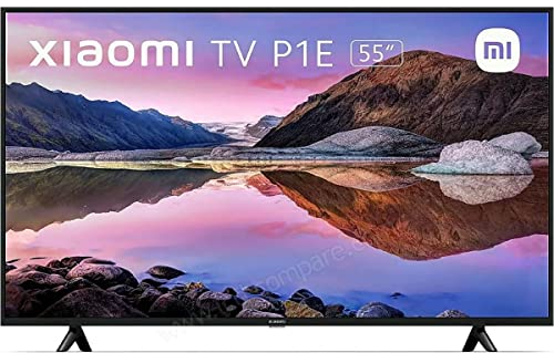Xiaomi Smart TV P1E 55 Pulgadas (UHD, HDR 10, MEMC, Triple sintonizador, Android, Prime Video, Netflix, Asistente de Google Integrado, Bluetooth, HDMI 2.0, USB), Color Negro [Modelo 2021]