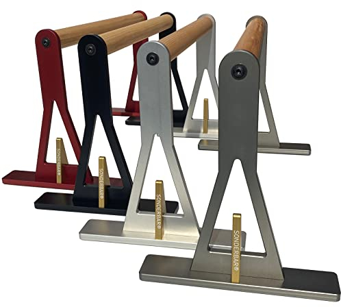 Sonderbar Parallettes Pullup Fitness Trainingsgriffe Barrs Calisthenics Liegestütz-Griffe Liegestützständer (Grau)