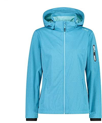 CMP, Lightweight, windproof and waterproof softshell melange jacket WP 8,000, HAWAIAN MEL., D36