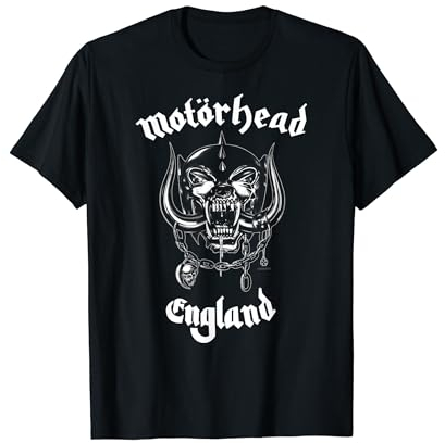 Motörhead Official - Herren, Damen & Kinder T-Shirt: Musik, Schwarz, Kurzarm, Klassisch, Klein