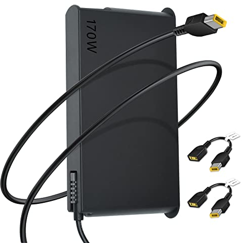 Laptop Charger 170W 135W 65W AC Laptop Adapter for Lenovo Lenovo ThinkPad Legion Y700 Y720 Y7000 E700 E600 R720 Y900 Y920 W550 W540 W540 P W5411. W540, W530, T550, Y520, Y50-70, Y530