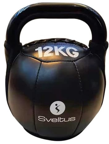 Soft Kettlebell PU Schwarz 12 kg