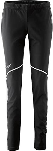 Maier Sports Damen Telfs CC Thermo Hose, Black-White, 44