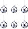 Ipetboom 6 Stücke 6 cm Weihnachtskugeln Ornamente Weihnachten Fußball Ball Ornamente Weihnachtsbaum Hängende Dekorationen Weihnachtsbaumschmuck Für Weihnachtsbaum Party Wohnkultur