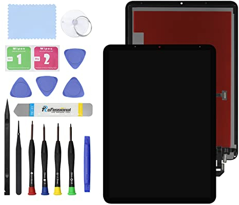 GBOLE 27,7 cm (10 Zoll) Bildschirm Ersatz für iPad Air 4 4. Generation 2020 A2072 A2324 A2316 A2325 LCD Display Glas Touch Digitizer Premium Kit mit Werkzeug
