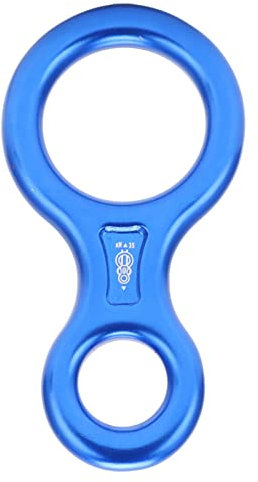 Topyond 35KN Rescue Figure 8 Abseilgerät, Sicherungs- Und Abseilausrüstung, Abseilgerät aus Legierung, Geeignet Für Höhlenerkundung, Klettern Und Rettungseinsätze