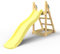 Rebo® Freestanding Garden Wave Slide with Wooden Platform - 6FT (175cm) Slide (Yellow) | OutdoorToys | Durable and Strong, Space Under Platform for Toy Storage Design