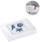 Porte-Savon Solide pour Salle de Bain - Porte-Savon avec Design Coquillages, en Plastique, 8,8 x 11,8 x 2,2 cm Blanc