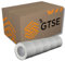 GTSE - Robusto nastro americano - 5 rotoli - Nastro adesivo telato bianco - 100 mm x 50 m - Impermeabile - Per riparare, fissare, legare, rinforzare e sigillare