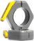 POWER GUIDANCE Hantelverschlüsse Hantel Verschluss, 50MM Langhantel Klemmen Kragen Clips Verriegelung Schnellverschlus, für Workout Gewichtheben Training Fitness Zubehör (Grau (Nylon + Gummifutter）)
