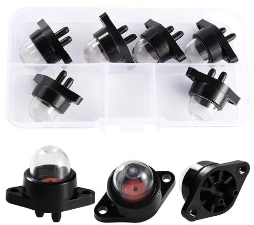 VooGenzek 6 Stück Snap-in Primer Bulb Pump, Vergaser Primer Bulb Pump, Vergaser Primer Pumpe, Kompatibel mit Poulan 530071835 530047213 Gassäge