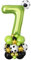 40 Zoll Luftballons 7. Geburtstag Grün Fußball Zahlen 7 Folienballon Groß Football Sieben Digit Luftballons Deko XXL 7 Jahr Alt Helium Ballons für Junge 7th Party Sport Weltmeisterschaft Dekoration