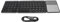 Gearwell Bluetooth Folding Keyboard, 64-Key Wireless Folding Round Keyboard with Trackpad, Rechargeable for iOS, Android and Windows