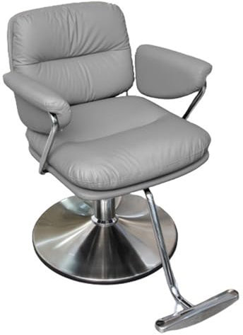 Generisch Grau, Friseurstuhl Friseursessel Bedienungsstuhl Friseureinrichtung Hydraulisch Stuhl