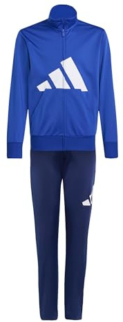 adidas Unisex Kids ESSENTIALS BIG LOGO CLIMACOOL TRACKSUIT, team royal blue/white, 9-10 Years