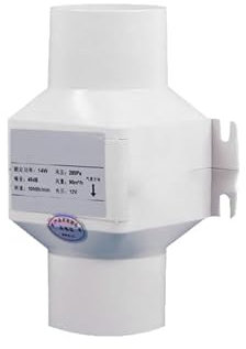 ESYSMSToz 50/60/75mm,2/2.5/3 Inline Booster Duct Fan, 6W/14W/18W,Ventilation Cooling Exhaust Fan, Low Noise Inline Energy Efficient Blower Can Fan.,2in/6w