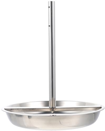 PRETYZOOM Hähnchenbratrost aus Edelstahl, Vertikale Form, Silber