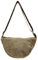 Jeamis Kleine Teddyfell Crossbody Bauchtasche Unisex Gürteltasche Umhängetasche Unifarbe (Taupe)