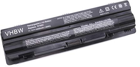 vhbw batteria sostituisce Dell JWPHF, J70W7, P09E, AHA63226277, P09E002, P09E001, P11F per notebook (4400mAh, 11,1V, Li-Ion)