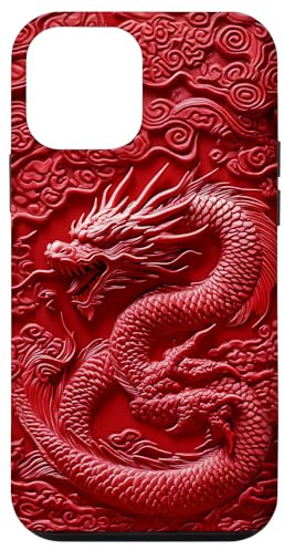 Hülle für iPhone 12 mini Drache, rot, japanisch, asiatisch und koreanisch, chinesischer Stil