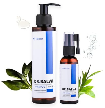 Dr. Balwi Shampoo & Spray Set – Kräftiges Haarwachstum mit Procapil™ & AnaGain™, Anti Haarausfall, mehr Haardichte & Glanz, ohne Silikone & Parabene, Experten-Haarpflege