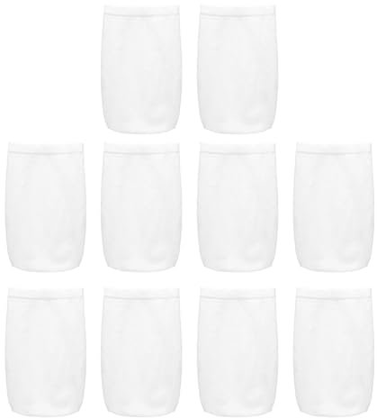 OUDQFCJ 10 Chaussettes Skimmer Piscine Réutilisables pour Filtration Fine - Accessoires de Filtre pour Panier Skimmer